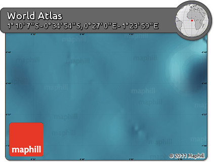 Satellite Map of the Area around 0° 52' 31" S, 0° 55' 29" E