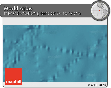 Satellite 3D Map of the Area around 0° 52' 31" S, 103° 37' 30" W
