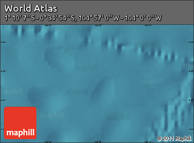 Satellite Map of the Area around 0° 52' 31" S, 104° 28' 29" W