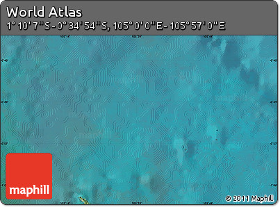 Satellite Map of the Area around 0° 52' 31" S, 105° 28' 29" E