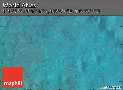 Satellite Map of the Area around 0° 52' 31" S, 105° 28' 29" E