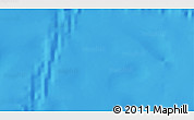 Physical 3D Map of the area around 0° 52' 31" S, 105° 19' 29" W