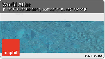 Satellite Panoramic Map of the Area around 0° 52' 31" S, 107° 10' 30" E