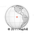Outline Map of the Area around 0° 52' 31" S, 107° 1' 30" W, rectangular outline