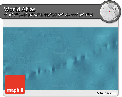 Satellite 3D Map of the Area around 0° 52' 31" S, 112° 7' 30" W