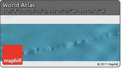 Satellite Panoramic Map of the Area around 0° 52' 31" S, 112° 7' 30" W