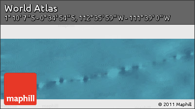 Satellite Panoramic Map of the Area around 0° 52' 31" S, 112° 7' 30" W