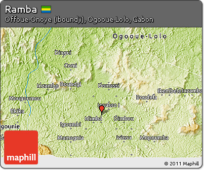 Physical 3D Map of Ramba