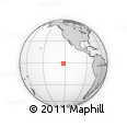 Outline Map of the Area around 0° 52' 31" S, 122° 19' 29" W, rectangular outline