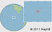 Savanna Style Location Map of the area around 0° 52' 31" S, 124° 1' 30" W