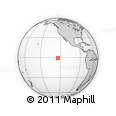 Outline Map of the Area around 0° 52' 31" S, 124° 1' 30" W, rectangular outline