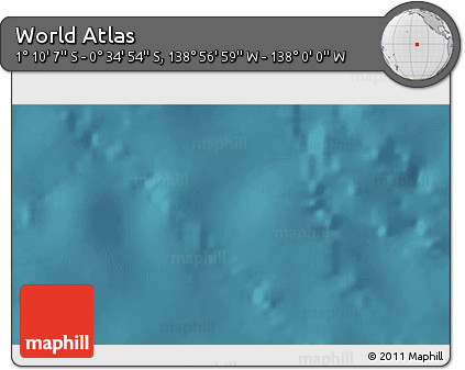 Satellite 3D Map of the Area around 0° 52' 31" S, 138° 28' 29" W