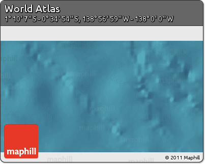 Satellite 3D Map of the Area around 0° 52' 31" S, 138° 28' 29" W