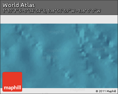 Satellite 3D Map of the Area around 0° 52' 31" S, 138° 28' 29" W