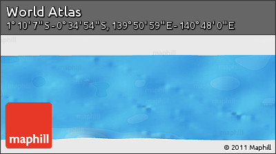 Political Panoramic Map of the Area around 0° 52' 31" S, 140° 19' 29" E