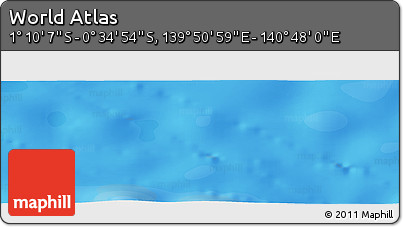 Political Panoramic Map of the Area around 0° 52' 31" S, 140° 19' 29" E