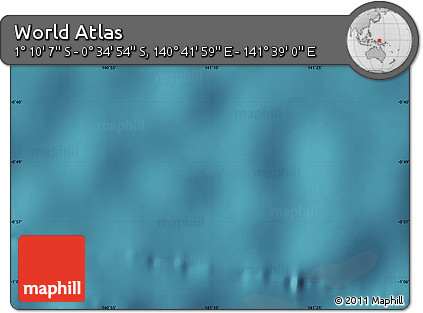Satellite Map of the Area around 0° 52' 31" S, 141° 10' 30" E