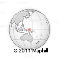 Outline Map of the Area around 0° 52' 31" S, 142° 1' 30" E, rectangular outline