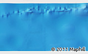 Physical 3D Map of the area around 0° 52' 31" S, 146° 58' 29" W
