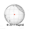 Outline Map of the Area around 0° 52' 31" S, 146° 58' 29" W, rectangular outline