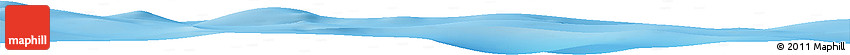 Shaded Relief Horizon Map of the Area around 0° 52' 31" S, 147° 7' 30" E
