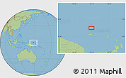 Savanna Style Location Map of the area around 0° 52' 31" S, 147° 7' 30" E