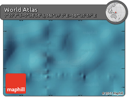 Satellite Map of the Area around 0° 52' 31" S, 147° 7' 30" E