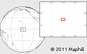 Blank Location Map of the area around 0° 52' 31" S, 148° 40' 30" W