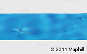 Shaded Relief Panoramic Map of the area around 0° 52' 31" S, 148° 40' 30" W