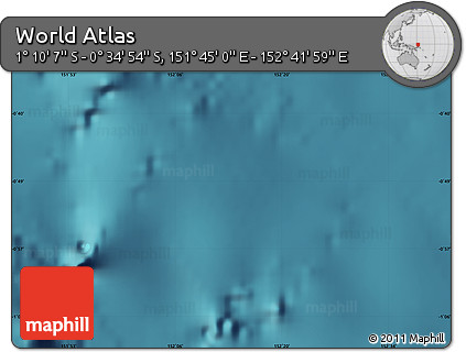 Satellite Map of the Area around 0° 52' 31" S, 152° 13' 29" E