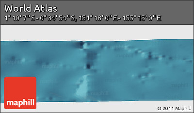 Satellite Panoramic Map of the Area around 0° 52' 31" S, 154° 46' 30" E