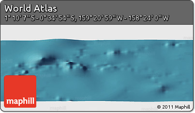 Satellite Panoramic Map of the Area around 0° 52' 31" S, 158° 52' 30" W