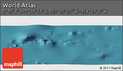 Satellite Panoramic Map of the Area around 0° 52' 31" S, 158° 52' 30" W
