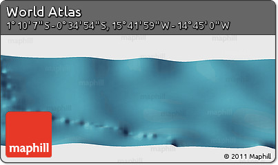 Satellite Panoramic Map of the Area around 0° 52' 31" S, 15° 13' 29" W