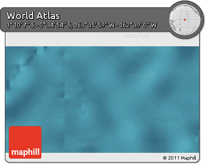 Satellite 3D Map of the Area around 0° 52' 31" S, 163° 7' 30" W