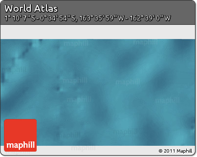 Satellite 3D Map of the Area around 0° 52' 31" S, 163° 7' 30" W