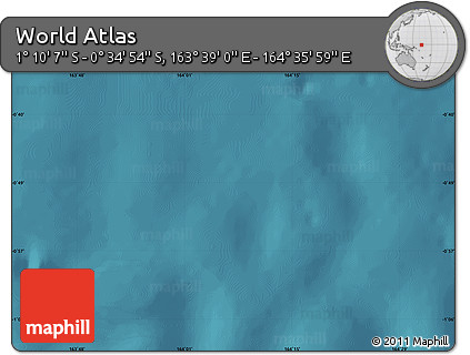 Satellite Map of the Area around 0° 52' 31" S, 164° 7' 30" E