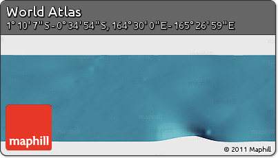 Satellite Panoramic Map of the Area around 0° 52' 31" S, 164° 58' 29" E