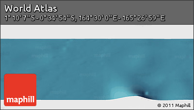 Satellite Panoramic Map of the Area around 0° 52' 31" S, 164° 58' 29" E