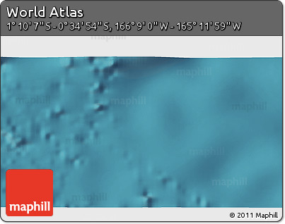 Satellite 3D Map of the Area around 0° 52' 31" S, 165° 40' 30" W