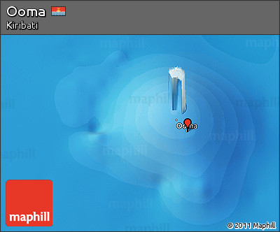 Political 3D Map of Ooma