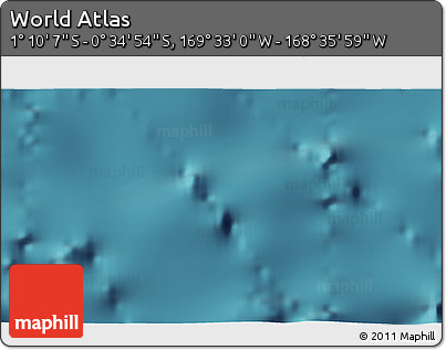 Satellite 3D Map of the Area around 0° 52' 31" S, 169° 4' 29" W