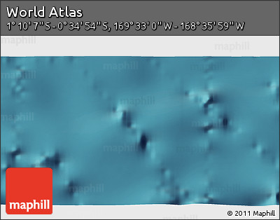 Satellite 3D Map of the Area around 0° 52' 31" S, 169° 4' 29" W