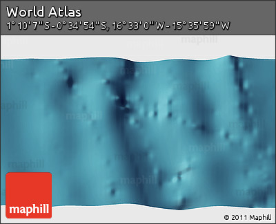 Satellite 3D Map of the Area around 0° 52' 31" S, 16° 4' 29" W
