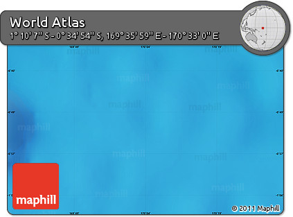 Physical Map of the Area around 0° 52' 31" S, 170° 4' 29" E