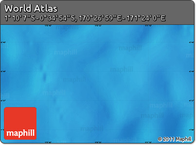 Physical Map of the Area around 0° 52' 31" S, 170° 55' 30" E