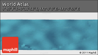 Satellite Panoramic Map of the Area around 0° 52' 31" S, 172° 37' 30" E