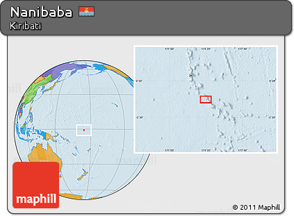 Political Location Map of Nanibaba