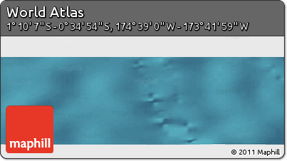Satellite Panoramic Map of the Area around 0° 52' 31" S, 174° 10' 30" W