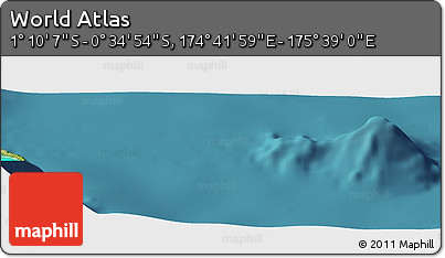 Satellite Panoramic Map of the Area around 0° 52' 31" S, 175° 10' 30" E